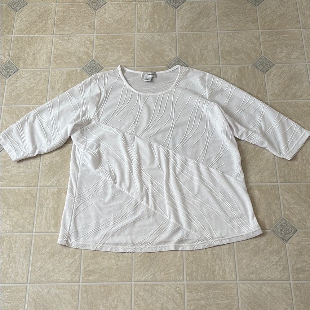 C.D. Daniels Textured Top